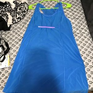Blue lululemon tank top